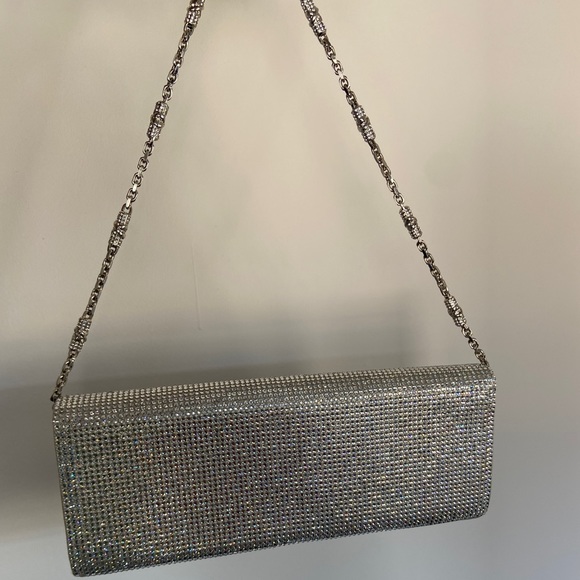 Rene Caovilla Silver Zafira Clutch bag - Picture 3 of 6